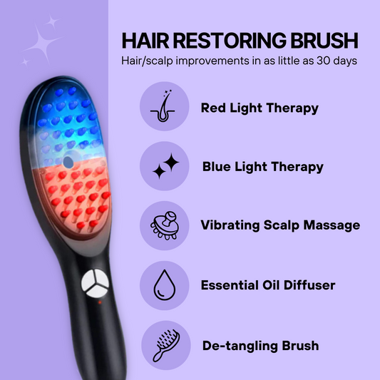 GlowGrow™ LED Hair Growth Brush